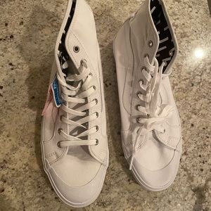Vans White Hightop Shoes Hi SF